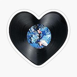 NCT Wish Poppin Heart Vinyl Sticker