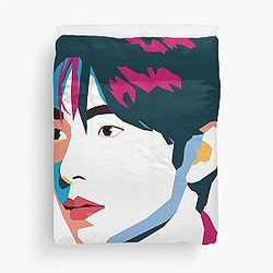 Yushi nct art Digital Duvet Cover