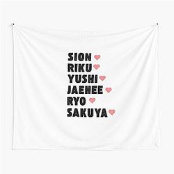 NCT WISH Kpop Group Tapestry