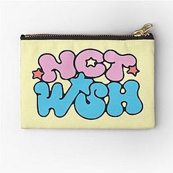 NCT Wish - Debut Logo v2 Kpop Merch for NCTzens Zipper Pouch