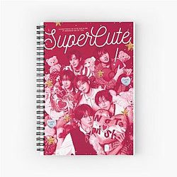 supercute nct wish steady design Spiral Notebook