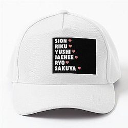 NCT Wish Member Names K-Pop Group Design Baseball Cap