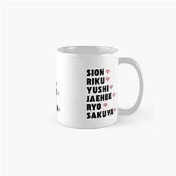 NCT WISH with Member Names Kpop Group Classic Mug