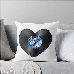 NCT Wish Heart Vinyl Throw Pillow