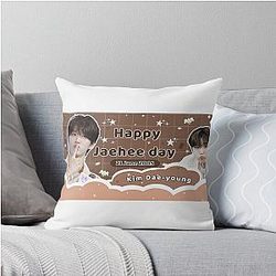 NCT Wish Jaehee Birthday Banner K pop Fan Digital Download Throw Pillow