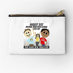 Neebs Gaming We're Gamers And We Sing Neebs Gaming Zipper Pouches