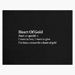 Neil Young Aesthetic Quote Motivational Lyrics Black Jigsaw Puzzle