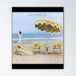 Neil Young On The Beach Album Cover Art Click Poster