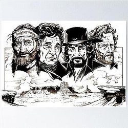 neil young cash highwaymen panglaris Poster