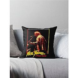 70s 80s Neil Young Classic Throw Pillow