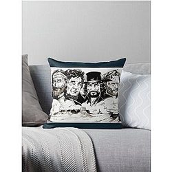neil young cash highwaymen Throw Pillow