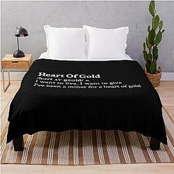 Neil Young Aesthetic Quote Motivational Lyrics Black Throw Blanket