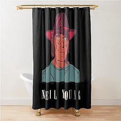 Neil Young  Shower Curtain