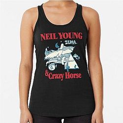 Neil Young & Crazy Horse Zuma  Racerback Tank Top