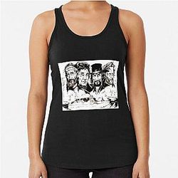 neil young cash waymen Racerback Tank Top