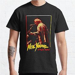 70s 80s Neil Young Klassieke klassieke T-shirt