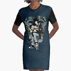 Neil Young Graphic T-Shirt Dress