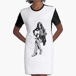 Neil Young Graphic T-Shirt Dress