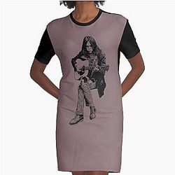 Neil Young  Graphic T-Shirt Dress