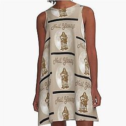 Neil Young  A-Line Dress