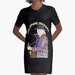 Neil Young  Graphic T-Shirt Dress