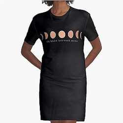 harvest moon - neil young - minimalist lyrics   Graphic T-Shirt Dress
