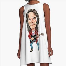 neil young A-Line Dress