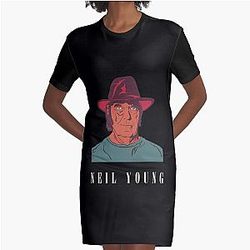 Neil Young  Graphic T-Shirt Dress