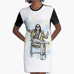 Neil Young Graphic T-Shirt Dress