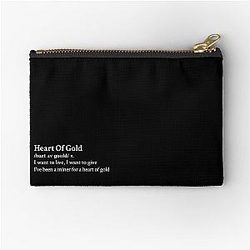 Neil Young Aesthetic Quote Motivational Lyrics Black Zipper Pouch