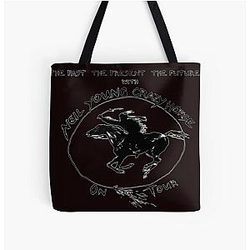 Neil Young Art All Over Print Tote Bag