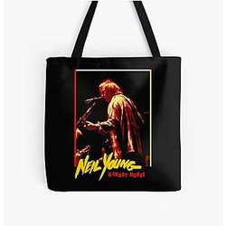 70s 80s Neil Young Classic All Over Print Tote Bag