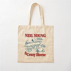 Neil Young & Crazy Horse Zuma  Cotton Tote Bag
