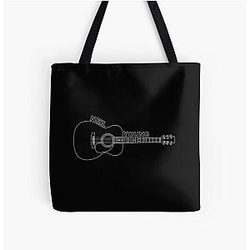 Neil Young All Over Print Tote Bag