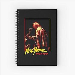 70s 80s Neil Young Klassiek Spiraal Notebook