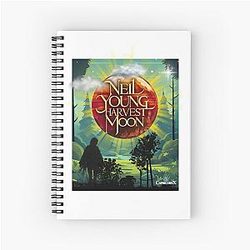 Neil Young Harvest Moon Spiral Notebook
