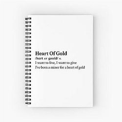Neil Young Aesthetic Quote Motivational Lyrics Spiral Notebook