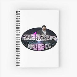 Neil deGrasse Tyson's favorite quote Spiral Notebook