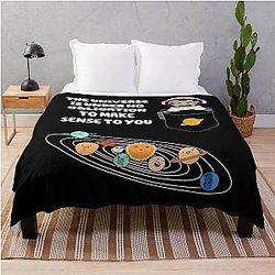 Pocket-Size Universe: Neil deGrasse Tyson's Cosmic Communique Throw Blanket