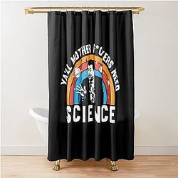 You Need Science - Neil deGrasse Tyson - Black Shower Curtain