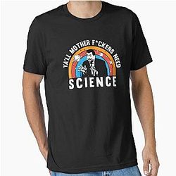 Neil deGrasse Tyson - You Need Science - Black Essential T-Shirt