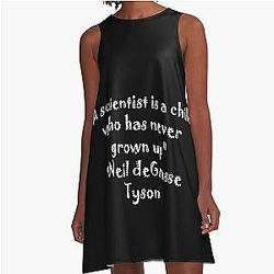 Neil deGrasse Tyson Scientist is A-Line Dress