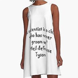 Neil deGrasse Tyson - Black A Line Dress