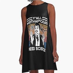Neil deGrasse Tyson Yall A-Line Dress