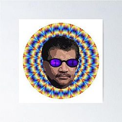 Neil DeGrasse Tyson Trippy Poster