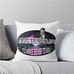 Neil deGrasse Tyson's Favorite Quote Throw Pillow