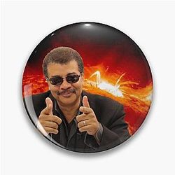 Neil deGrasse Tyson Cosmic Vest Pin