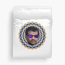 Neil deGrasse Tyson Trippy Duvet Cover
