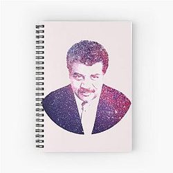 Neil deGrasse Tyson Galaxy Spiral Notebook