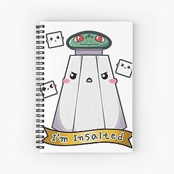 Nerdecrafter shirt Spiral Notebook